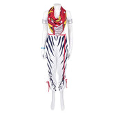 Street Fighter 6 Elena White Combat Set Outfits Cosplay Costume Carnival Suit
